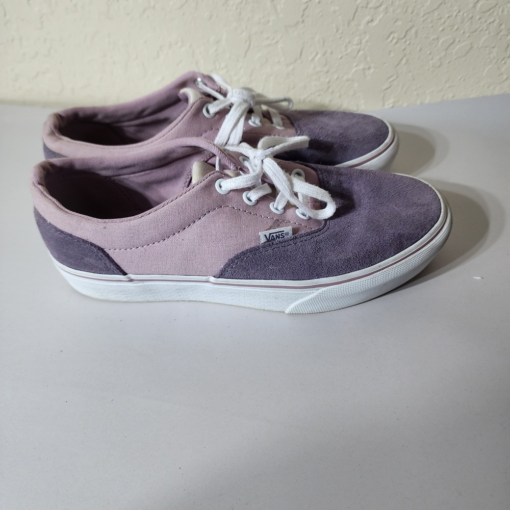 Vans Era Purple Suede Canvas Low Top Skate Shoes Womens 8.5 721356
